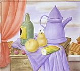 Still Life With Green Bottle